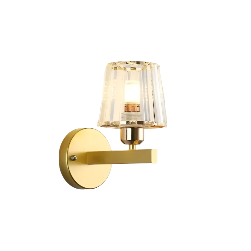 LumaCrystal - Moderne LED Wandlamp met Kristallen Accent