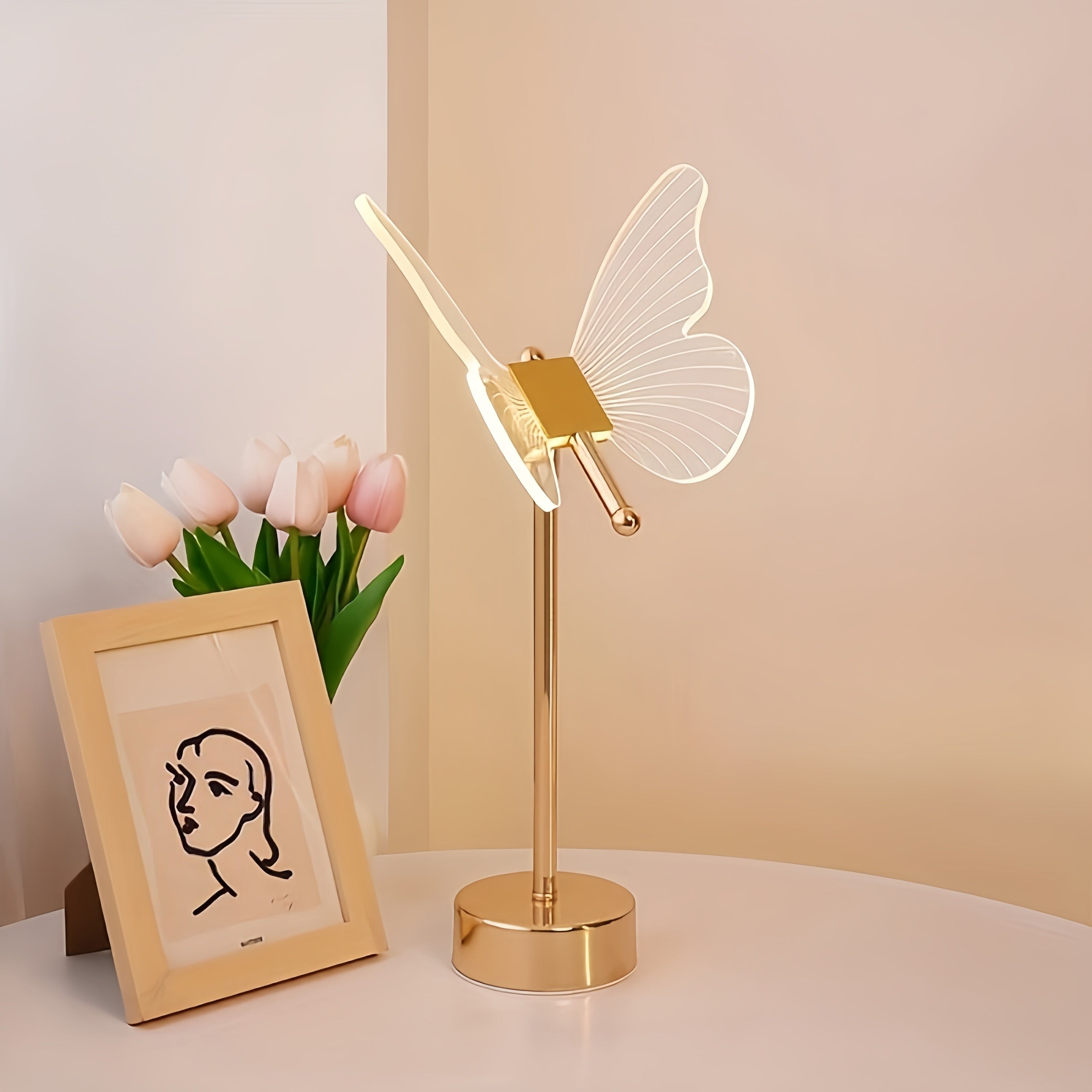 FluturaLight - USB-Aangedreven LED-Vlindernachtlampje