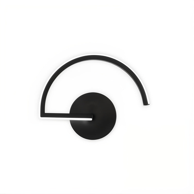 LichtCurve - Minimalistische LED Wandlamp