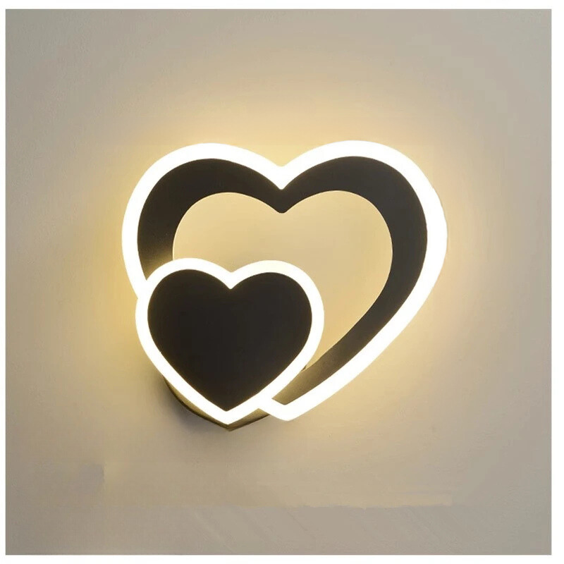 HeartBliss Lamp - Romantisch Hartontwerp voor Slaapkamer en Woonkamer