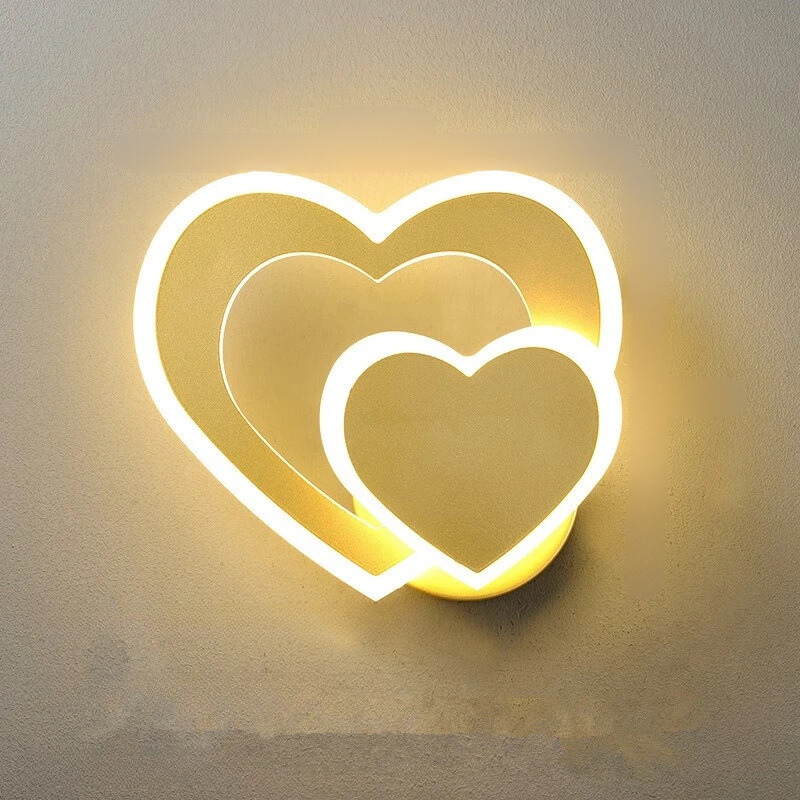 HeartBliss Lamp - Romantisch Hartontwerp voor Slaapkamer en Woonkamer