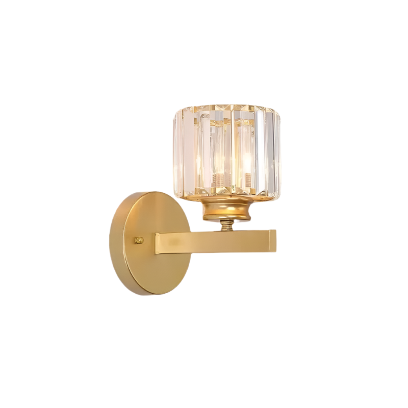LumaCrystal - Moderne LED Wandlamp met Kristallen Accent