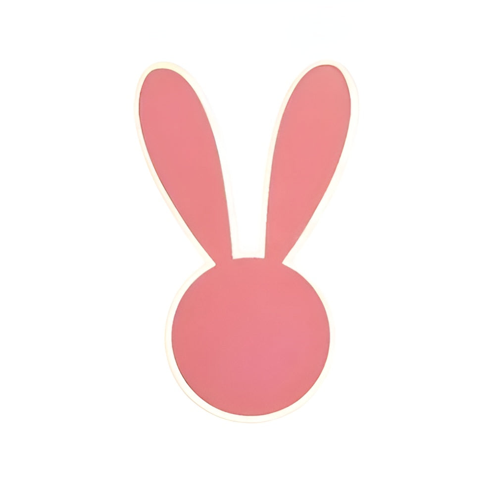 RabbitGlow - LED Wandlamp in Roze Konijnvorm voor Speelkamer