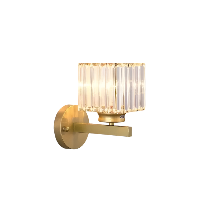 LumaCrystal - Moderne LED Wandlamp met Kristallen Accent