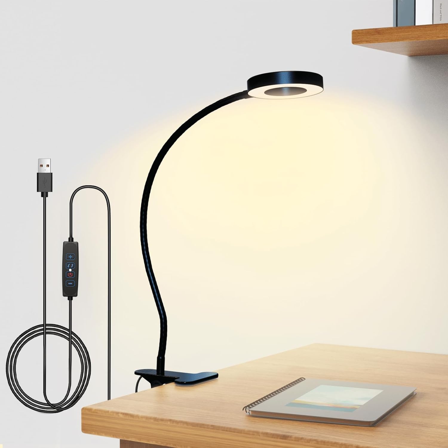 FlexiGlow - Clip-on Leeslamp met 48 LED's