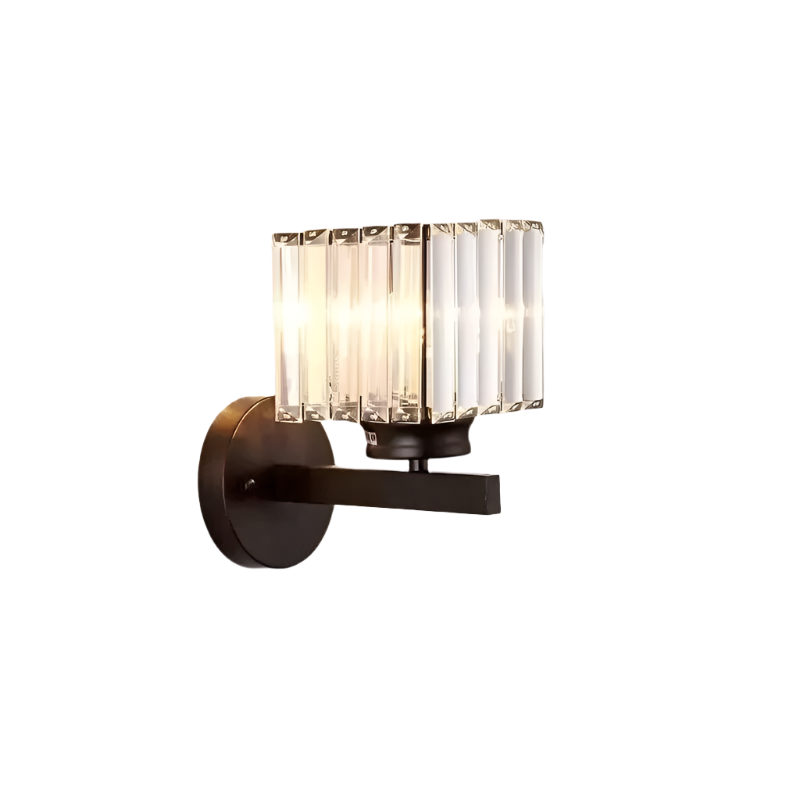 LumaCrystal - Moderne LED Wandlamp met Kristallen Accent