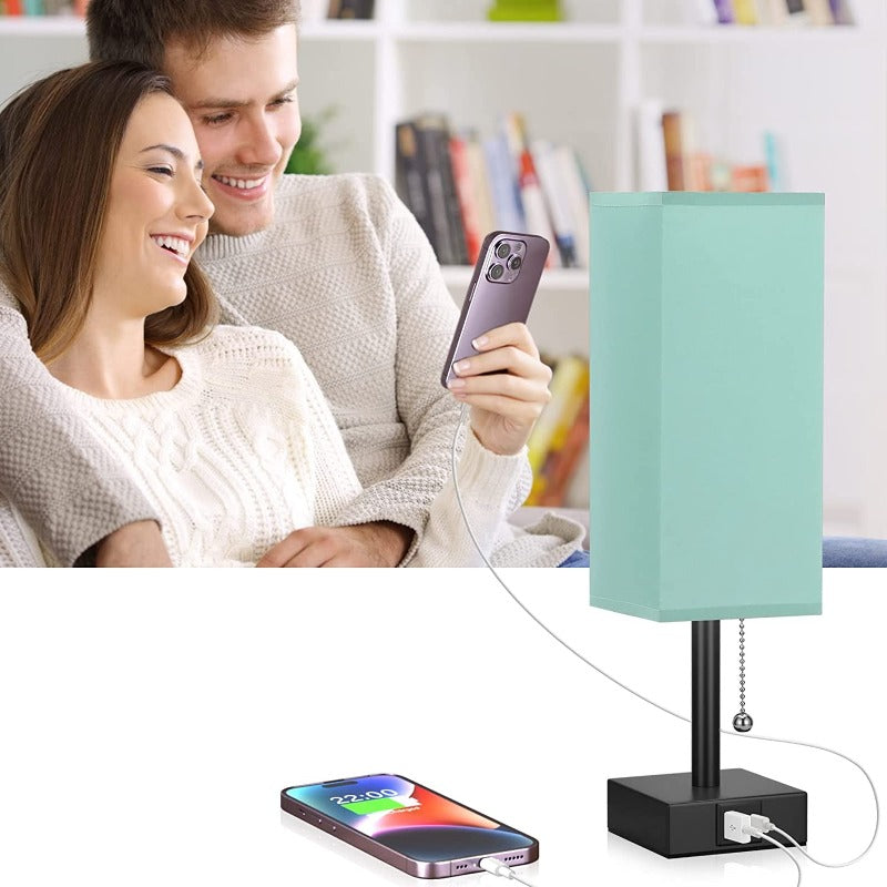 FlexiLamp - Dimbare Tafellamp met 3 Kleurtemperaturen en USB Oplaadpoorten