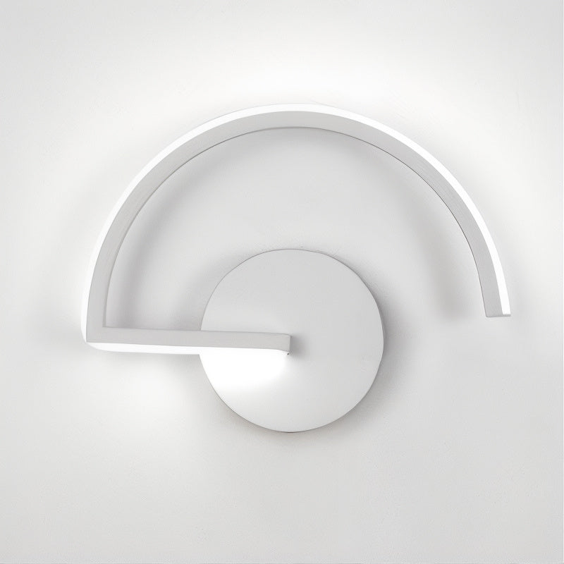 LichtCurve - Minimalistische LED Wandlamp