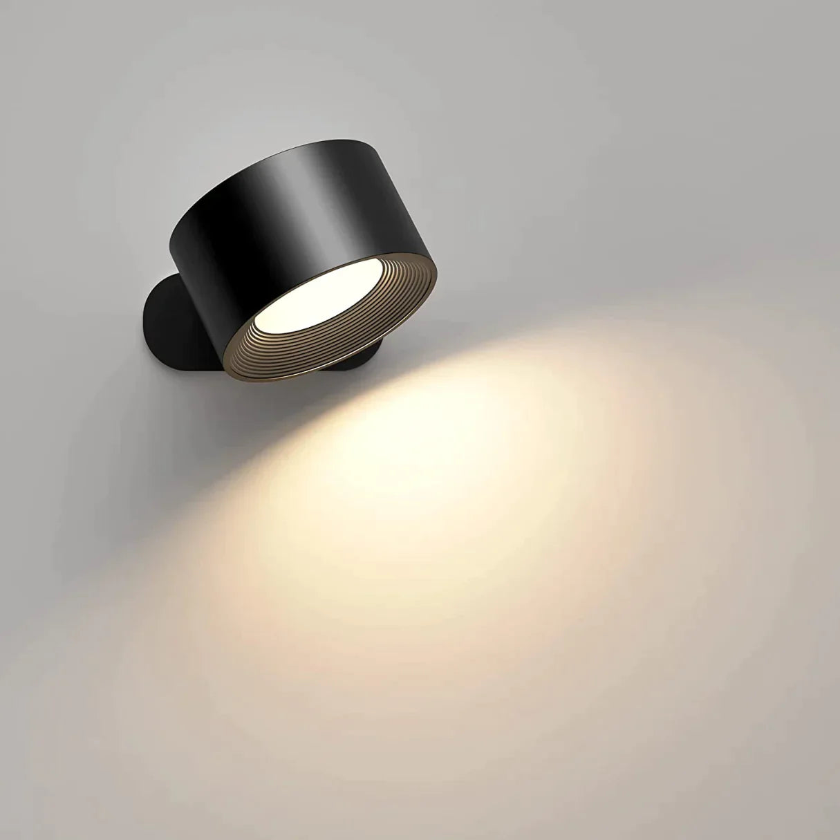 InfiniteGlow I Draadloze Dimbare LED Wandlamp met 360° Draaifunctie