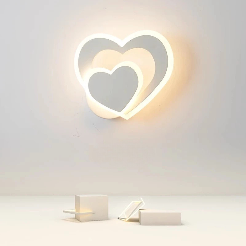 HeartBliss Lamp - Romantisch Hartontwerp voor Slaapkamer en Woonkamer