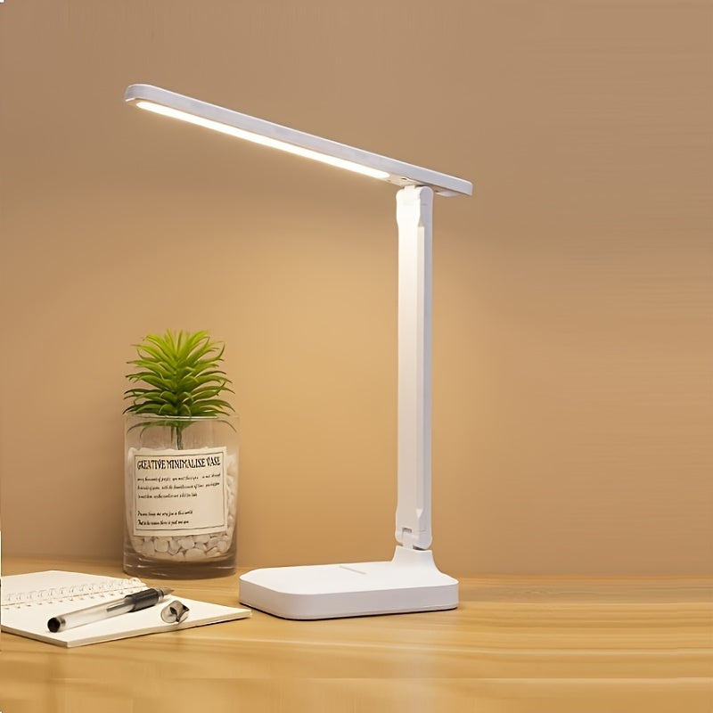 DeskFlex - LED Bureaulamp met USB en Verstelbare Lichtintensiteit