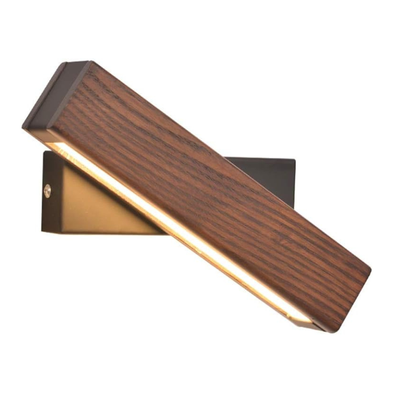 SfeerHout -  360° Draaibare LED Wandlamp